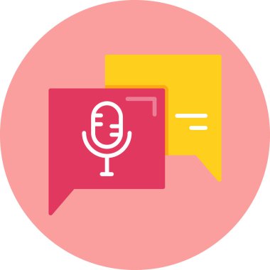 mikrofon web simge vektör çizim