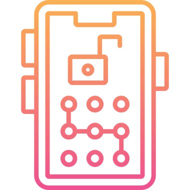 Bir hesap makinesi simgesinin vektör illüstrasyonu