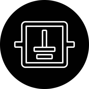 Modern b 'nin vektör illüstrasyonu eksik simgesi