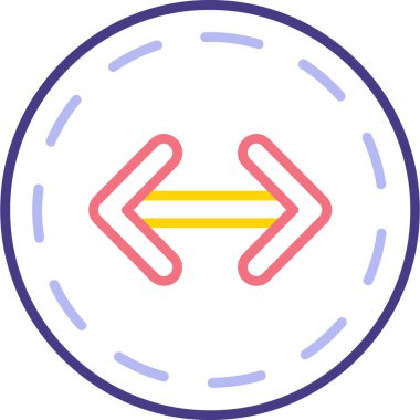 Modern bir simgenin vektör illüstrasyonu