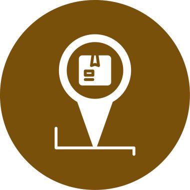 Harita işaretleyici. Web simgesi