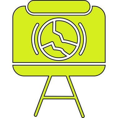 Alarm saat simgesi vektör illüstrasyonu