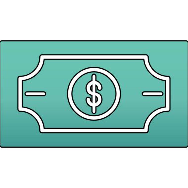 Dolar işareti simgesi, basit tarzı