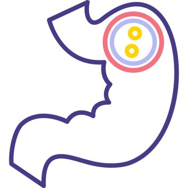 bebek ikonu. Basit resimleme