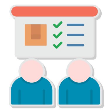 Bir kadın ve erkeğin vektör çizimi