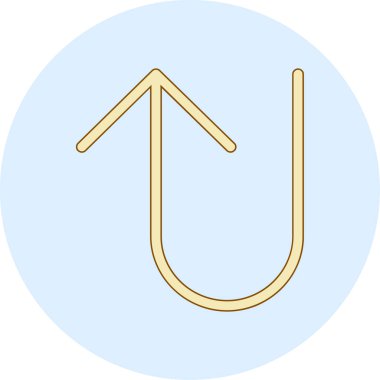 Ok. Web simgesi basit illüstrasyon