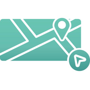 Harita işaretleyici simgesi. vektör illüstrasyonu