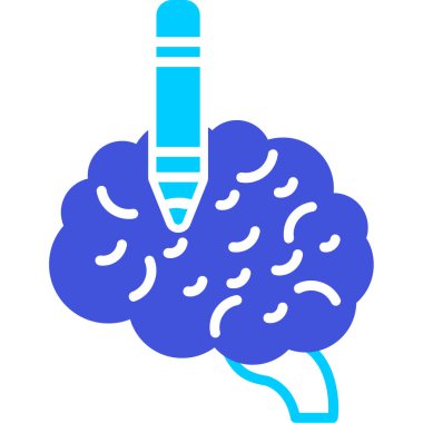 Kalem. Web simgesi basit illüstrasyon