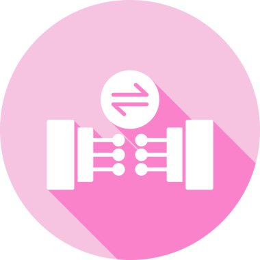 Halter. Web simgesi basit tasarım