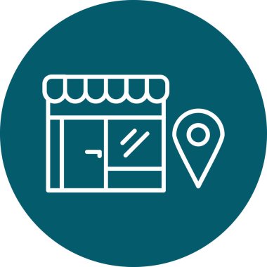 vektör depolama simgesi illüstrasyonu