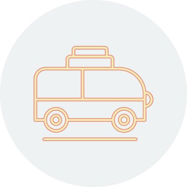 Vektör taksi simgesi illüstrasyonu