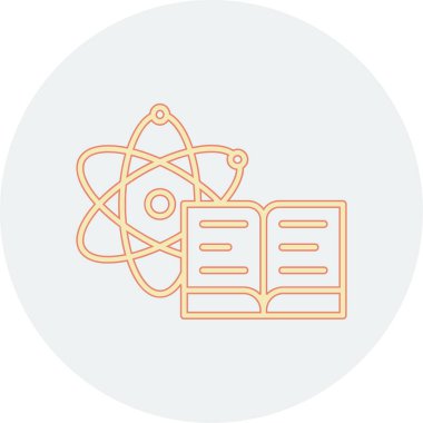 Bilim ve teknoloji ikon vektör tasarımı.