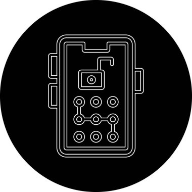 seo modern simgesinin vektör illüstrasyonu