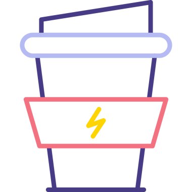 Pil. Web simgesi basit illüstrasyon