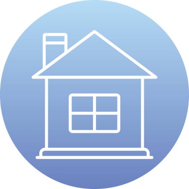 Ev simgesi vektör illüstrasyonu