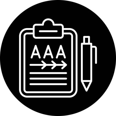 Vektör belgesi Simge illüstrasyonu