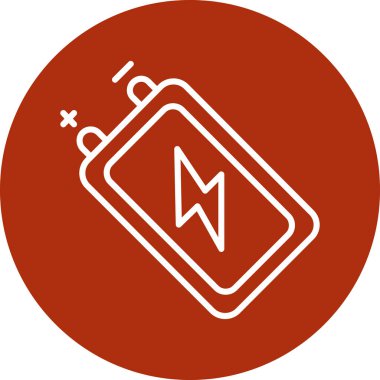 Bir güç simgesinin vektör illüstrasyonu