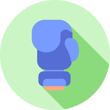 Boks yapıyorum. Web simgesi vektör illüstrasyonu