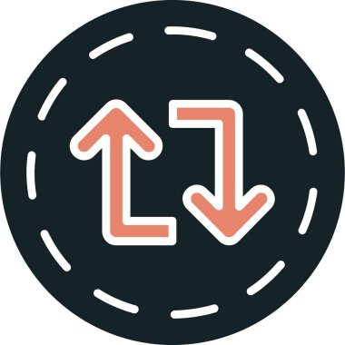 Oklar. Web simgesi basit illüstrasyon