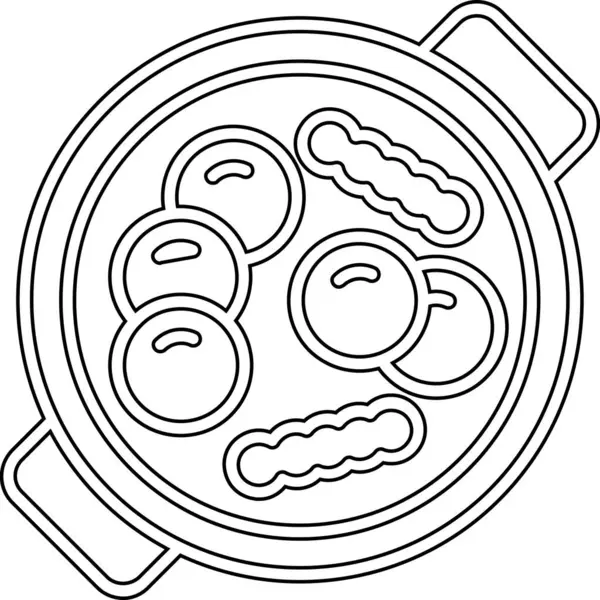 Lezzetli pizza çizgi filmi