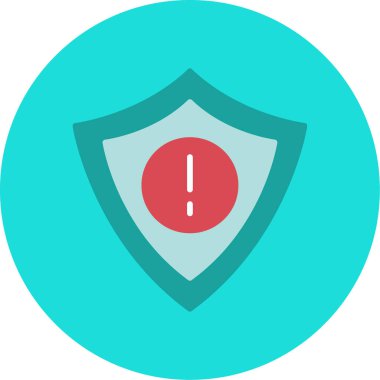 Uyarı vektör simgesi. düz vektör sembolü.