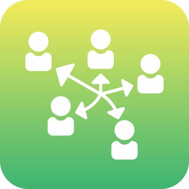 ağ bağlantı vektörü simgesi