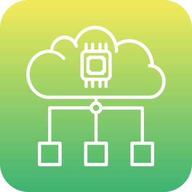 Benzersiz veri hesaplama vektör çizgisi