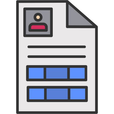 dosya simgesi, vektör illüstrasyonu