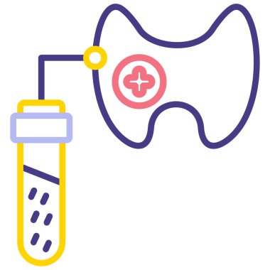 Modern bir simgenin vektör illüstrasyonu