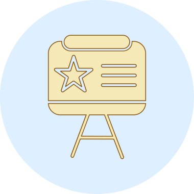 Modern simgenin vektör illüstrasyonu