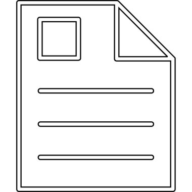 Belge simgesi, özet biçimi