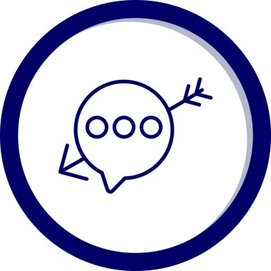 Şirin bir çizgi film simgesinin vektör çizimi