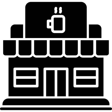 Kahve makinesi simgesi, basit stil