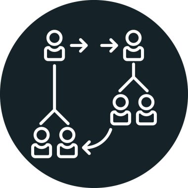 ağ bağlantı vektörü simgesi