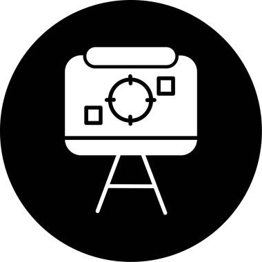 iş ve finans satırı vektör simgesi.