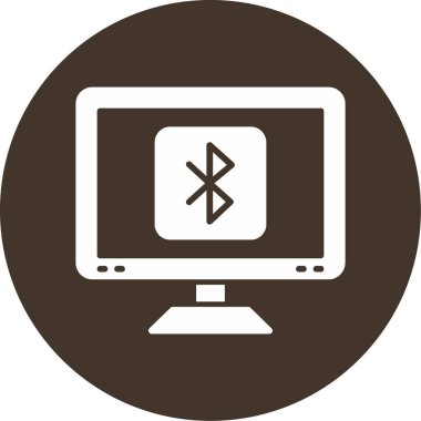 Bir tablet simgesinin vektör illüstrasyonu