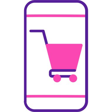 Alışveriş arabası. Basit tasarım