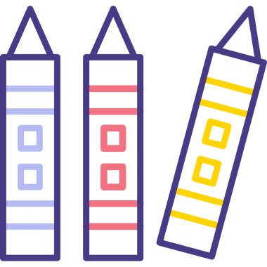 Kalem simgesi, vektör illüstrasyon tasarımı