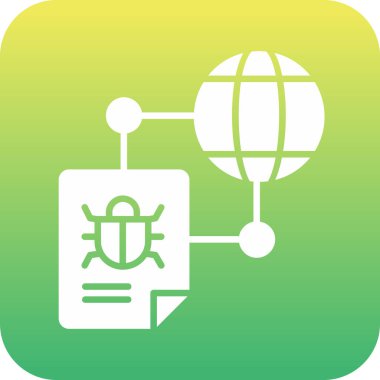 genel bağlantı vektör çizgisi dekoru