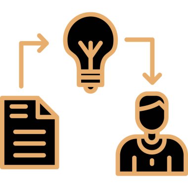 yaratıcı tasarım simgesi, vektör illüstrasyonu