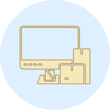 fare simgesi olan bilgisayar masaüstü