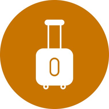 bagaj simgesi, vektör illüstrasyonu