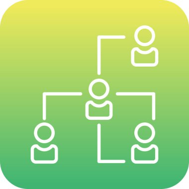 güzel grup vektör çizgisi simgesi