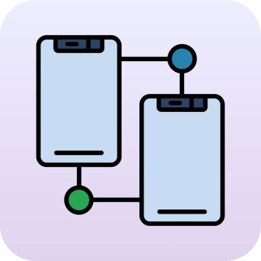 Vektör Mobil simge illüstrasyonu