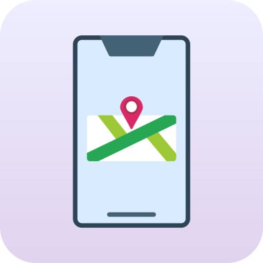 harita konumu ikon vektör illüstrasyonu