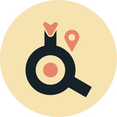 harita pin vektör simgesi