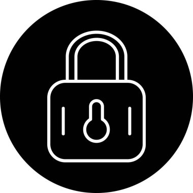 ikon vektör illüstrasyonunu kilitle