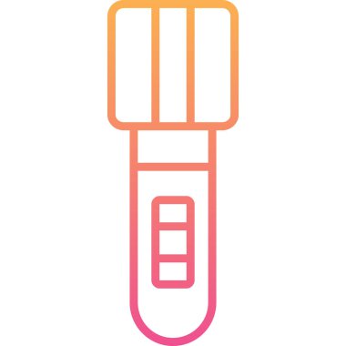 Termometre simgesi, anahat stili