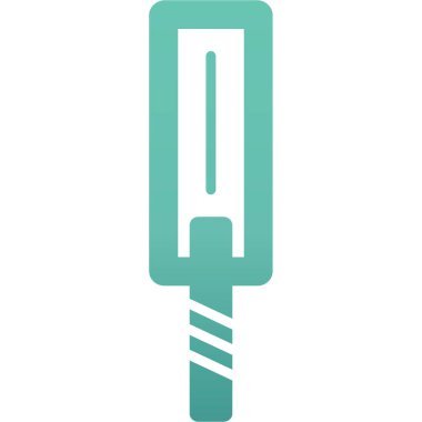 boya fırçası ikonu. vektör illüstrasyonu