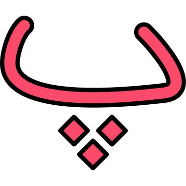 Kurban Mübarek simgesi vektör çizimi tasarımı